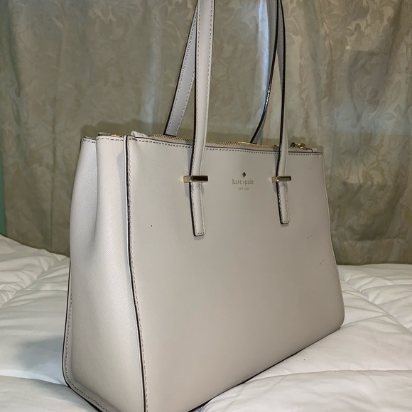 Kate Spade taupe purse - Picture 2 of 4